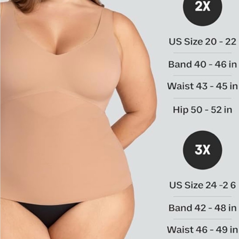 Honeylove Pink Camel Shapewear Top